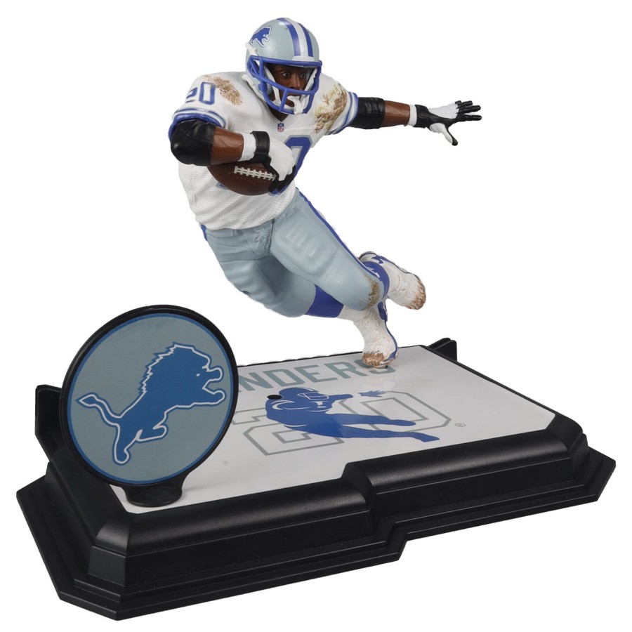 Sports McFarlane's SportsPicks | Barry Sanders W/White Jersey (Detroit Lions) Nfl 7" Figure Mcfarlane'S Sportspicks