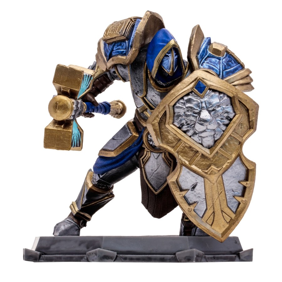 Gaming World of Warcraft | Human Warrior/Paladin (World Of Warcraft) 1:12 Scale Posed Figure