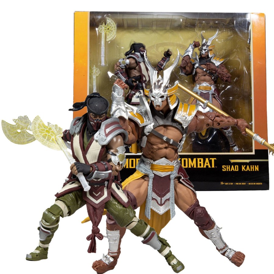 Gaming Mortal Kombat | Sub-Zero Vs. Shao Kahn (Mortal Kombat) 2-Pack 7" Figures