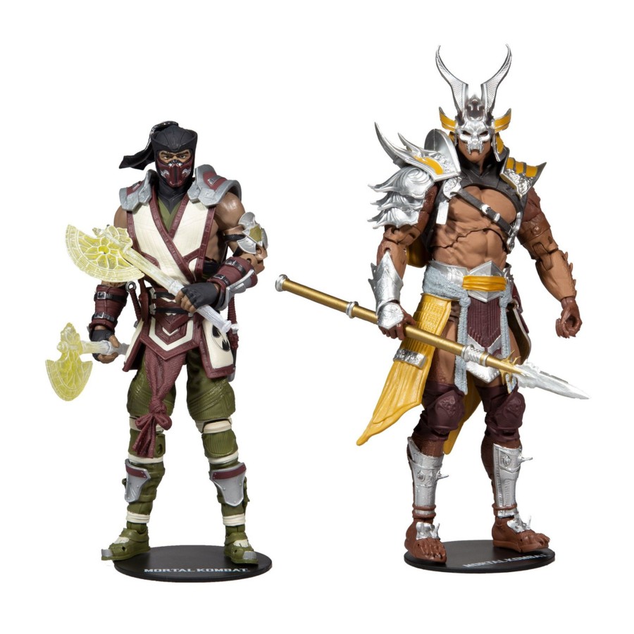 Gaming Mortal Kombat | Sub-Zero Vs. Shao Kahn (Mortal Kombat) 2-Pack 7" Figures