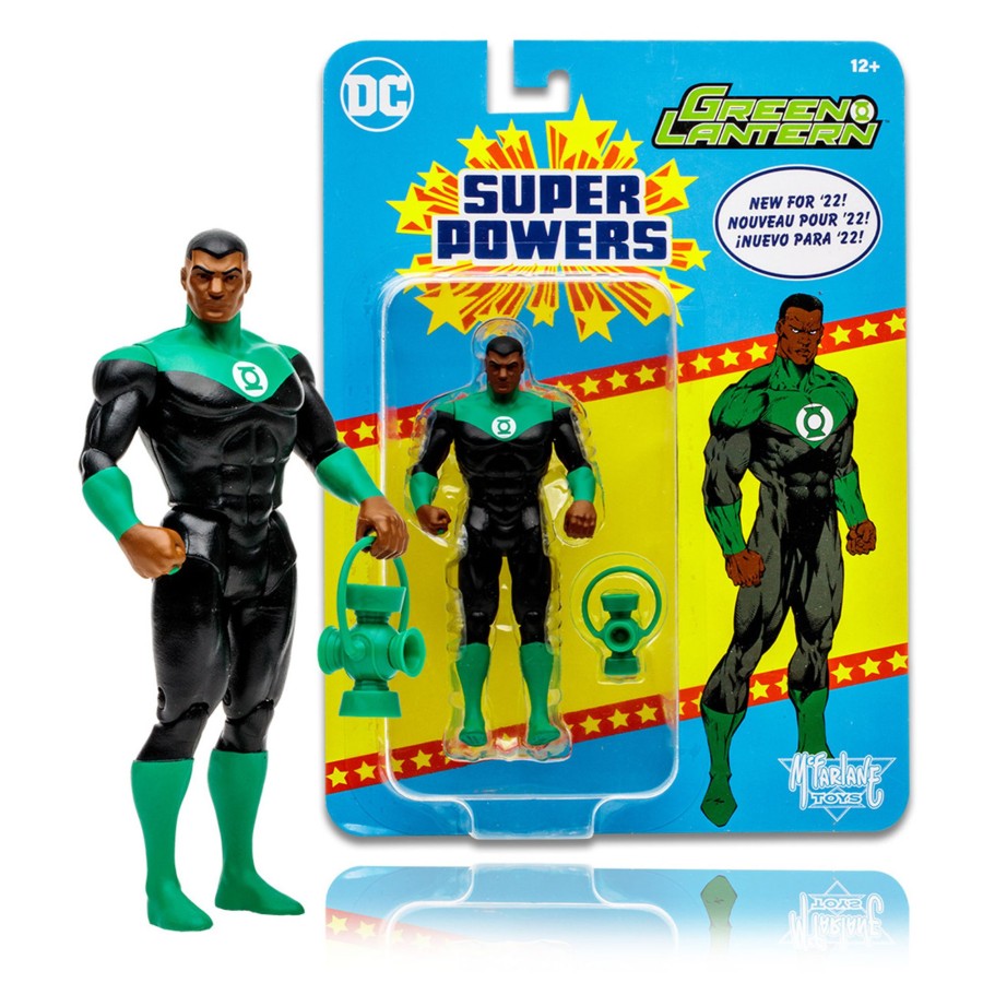 Dc Multiverse DC Super Powers | Green Lantern John Stewart (Dc Super Powers) 4" Figure