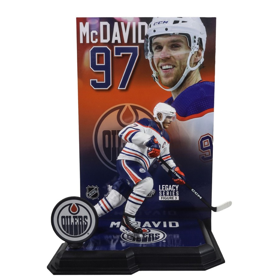 Sports McFarlane's SportsPicks | Connor Mcdavid (Edmonton Oilers) Bundle (2) W/ Gold Label Nhl 7" Figures