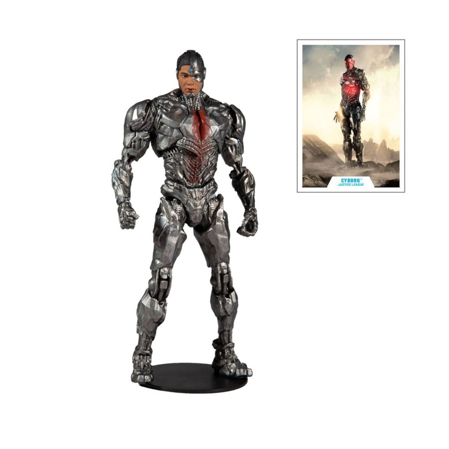 Movies & Tv DC Multiverse | Cyborg Justice League (Dc Multiverse) 7" Figures