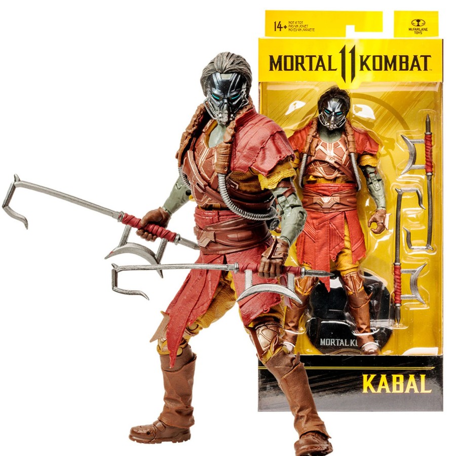 Gaming Mortal Kombat | Kabal W/Rapid Red (Mortal Kombat) 7" Figure