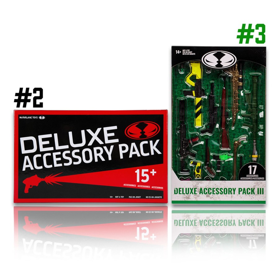 Comics McFarlane Toys Store Exclusives | Accessory Pack #2 And #3 (34 Ct.) Bundle (2) Mcfarlane Toys Store Exclusives