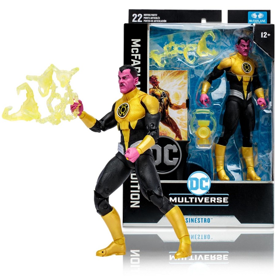 Dc Multiverse DC Multiverse | Sinestro (Sinestro Corps Wars)/Hawkman (Zero Hour)/Firestorm (Crisis On Infinite Earth) Mcfarlane Collector Edition Bundle (3) 7" Figures