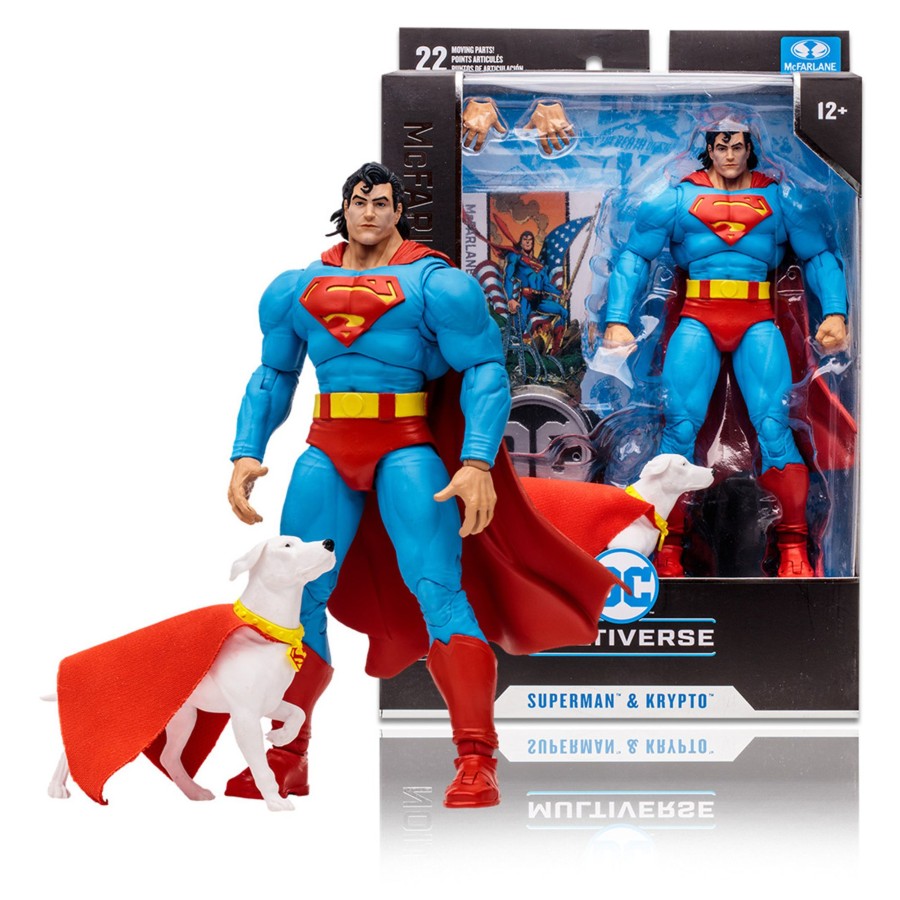 Dc Multiverse DC Multiverse | Superman & Krypto (Return Of Superman) Mcfarlane Collector Edition 7" Figure