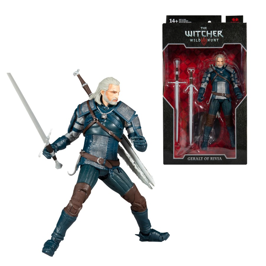 Gaming The Witcher | Geralt Of Rivia W/Viper Armor (The Witcher 3: Wild Hunt) 7" Figure