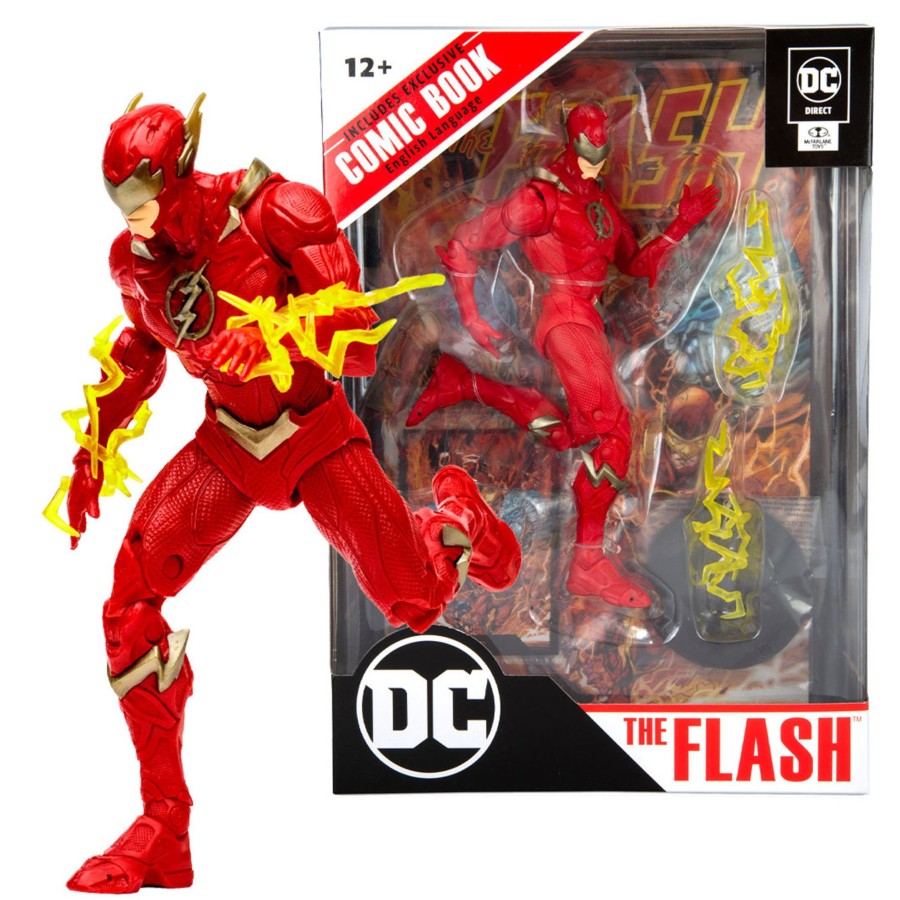 Comics Page Punchers | Barry Allen The Flash W/The Flash Comic (Dc Page Punchers) 7" Figure