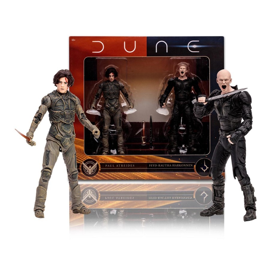 Movies & Tv Dune | Paul Atreides & Feyd-Rautha Harkonnen (Dune: Part Two) 2-Pack 7" Figures