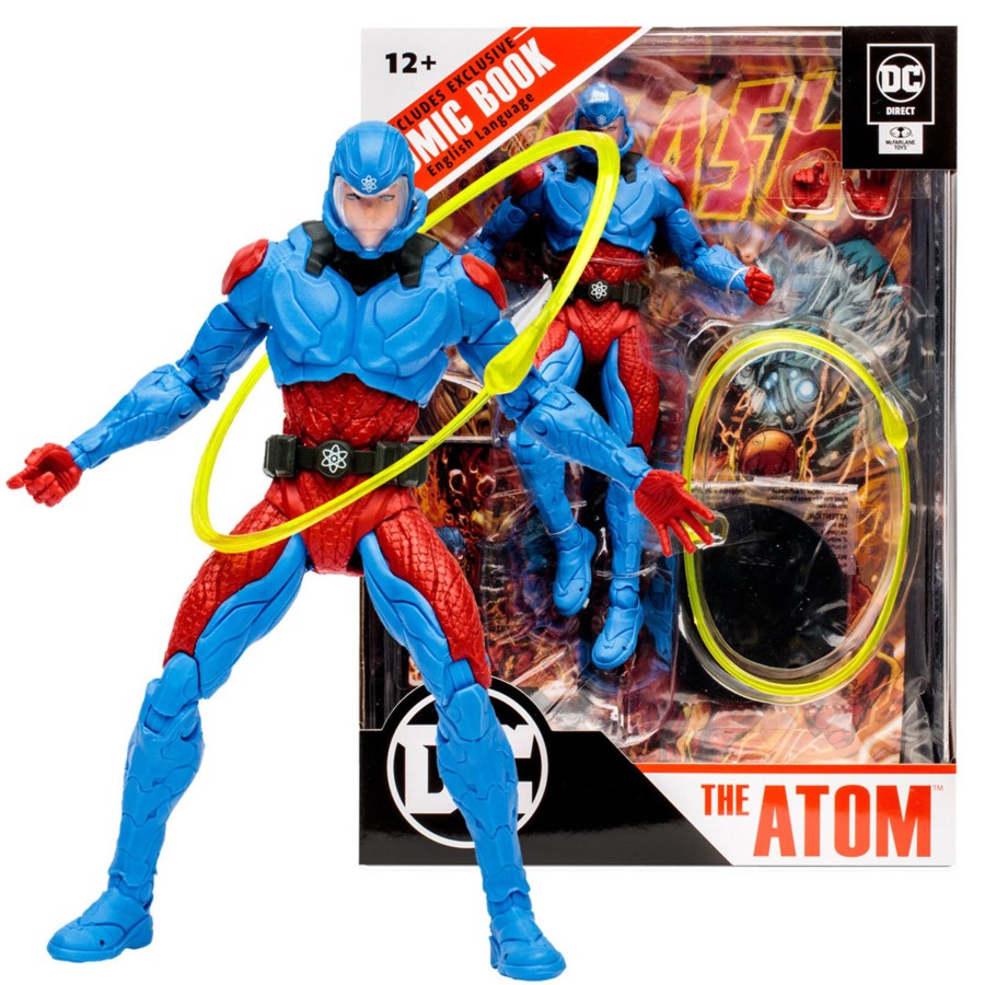 Comics Page Punchers | Ryan Choi The Atom W/The Flash Comic (Dc Page Punchers) 7" Figure