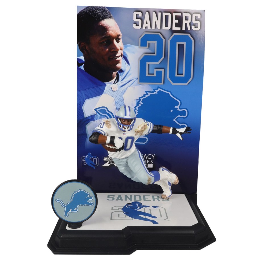 Sports McFarlane's SportsPicks | Barry Sanders (Detroit Lions) Bundle W/ Gold Labels (3) Nfl 7" Figures