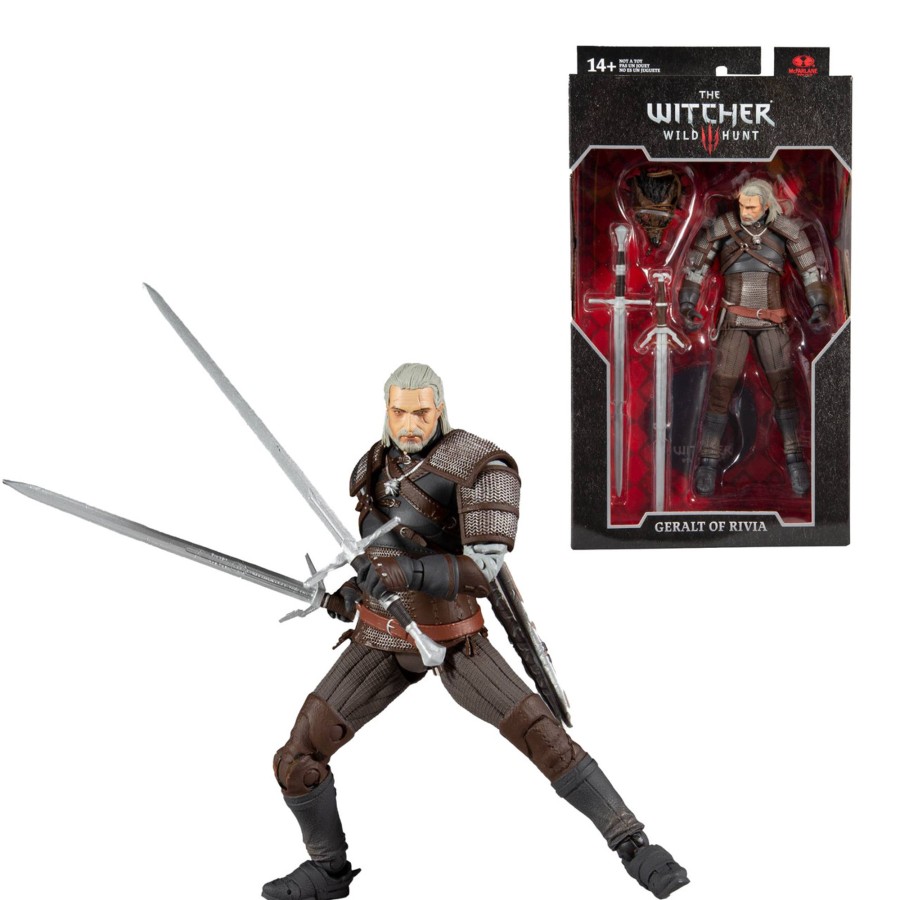 Gaming The Witcher | Geralt Of Rivia (The Witcher) 7" Figure