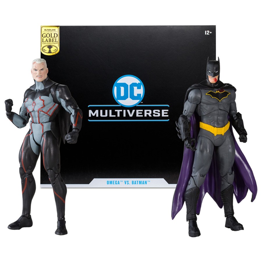 Dc Multiverse DC Multiverse | Omega Vs Batman (Last Knight On Earth) Gold Label 7" Figures 2-Pack