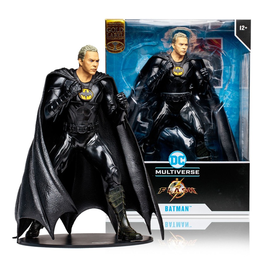 Movies & Tv DC Multiverse | Batman Multiverse Unmasked (The Flash Movie) Gold Label 12" Pvc Statue Mcfarlane Toys Store Exclusive