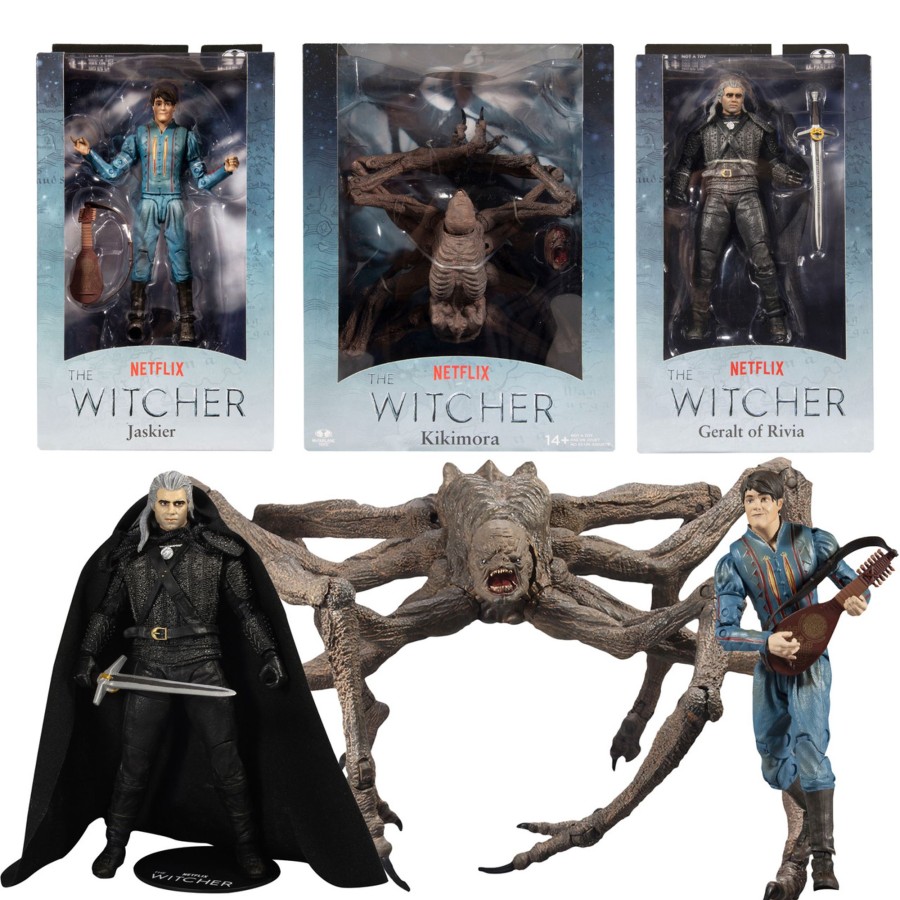 Gaming The Witcher- Netflix | The Witcher - Netflix Bundle Set (3) Figures