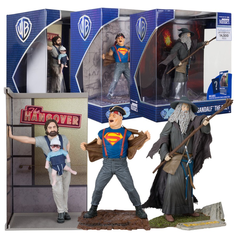 Movies & Tv Movie Maniacs: WB 100 Wb 100 | Wb 100: Movie Maniacs Wave 2 Bundle (3) 6" Figures