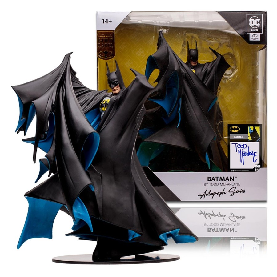 Dc Multiverse DC Direct | Batman By Todd Mcfarlane Autographed Gold Label 1:8 Scale Pvc Statue Mcfarlane Toys Store Exclusive (Pre-Order Ships January)