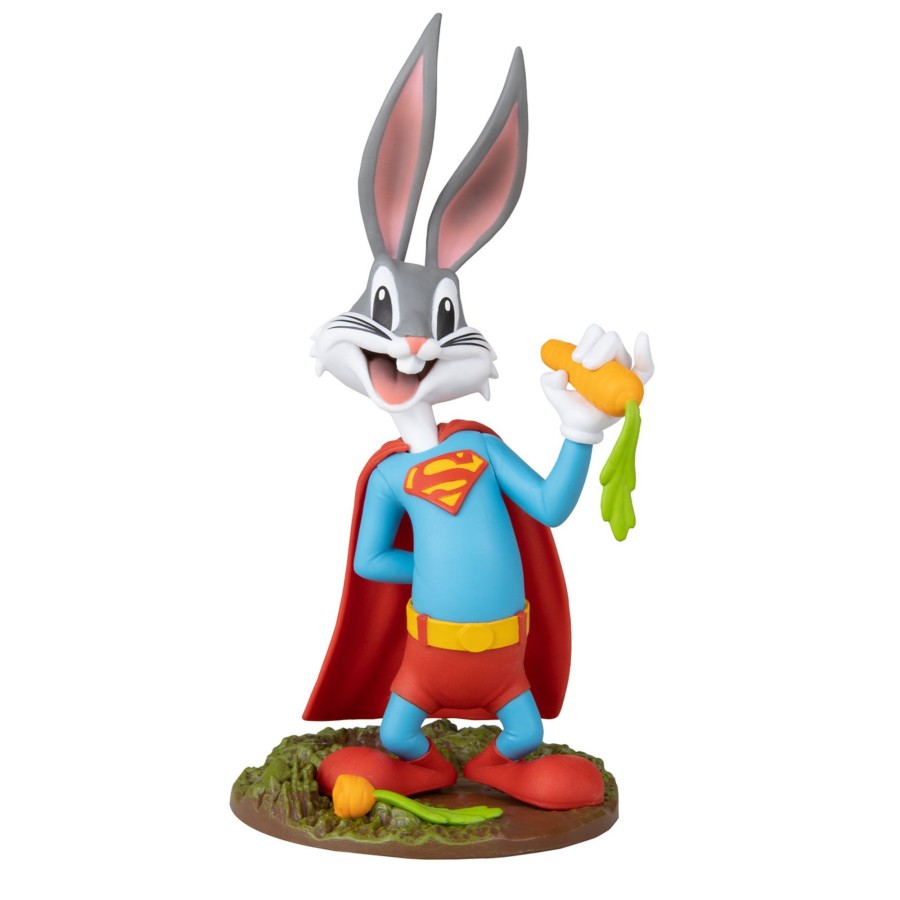 Movies & Tv Movie Maniacs: WB 100 Wb 100 | Bugs Bunny As Superman (Wb 100: Movie Maniacs) 6" Posed Figure