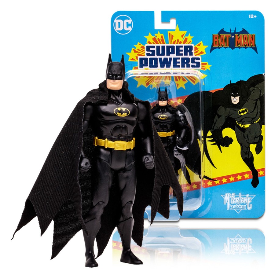 Dc Multiverse DC Super Powers | Batman W/Black Suit (Dc Super Powers) 4.5" Figure