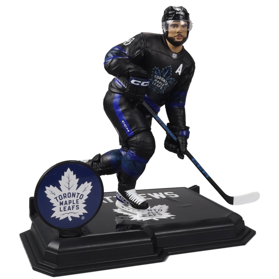 Sports McFarlane's SportsPicks | Auston Matthews W/Third Jersey (Toronto Maple Leafs) Gold Label Nhl 7" Figure Mcfarlane'S Sportspicks