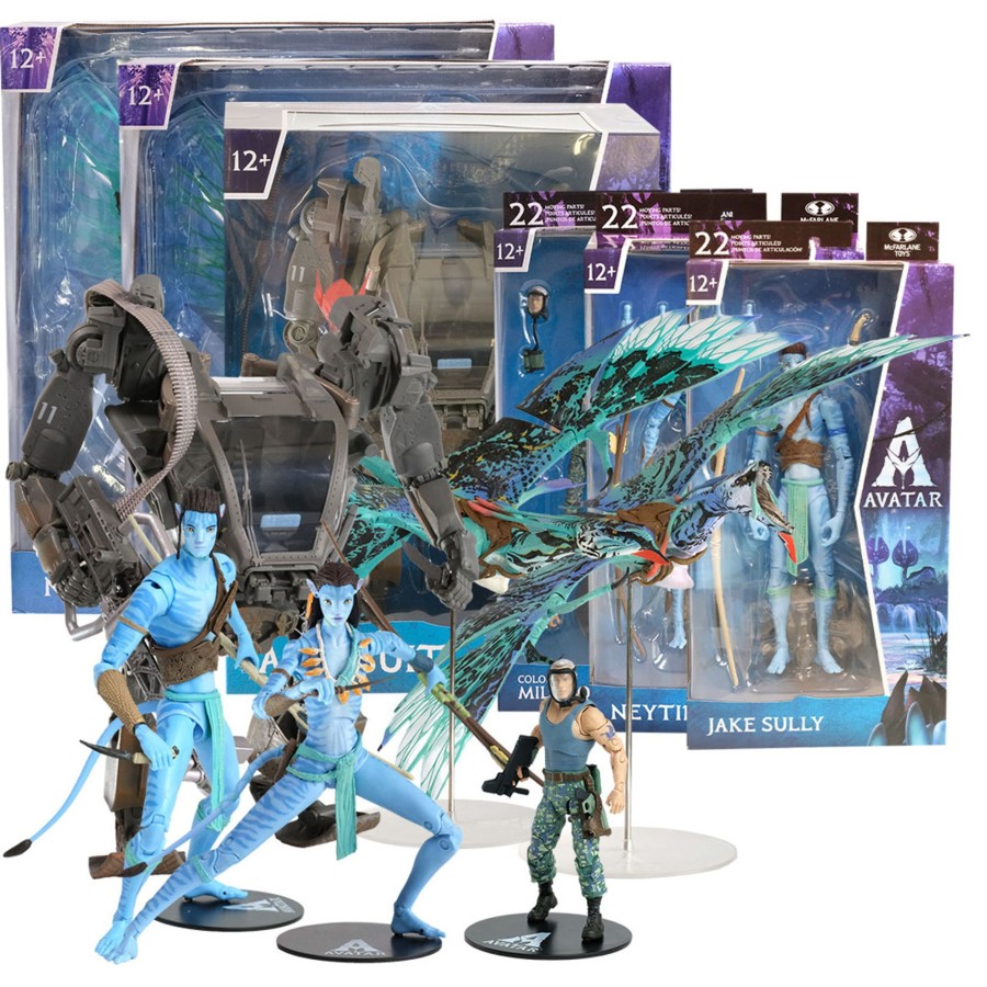 Movies & Tv Avatar Movie Collectible Figures | Avatar Movie Collectible Figures Wave 1 Bundle (6)