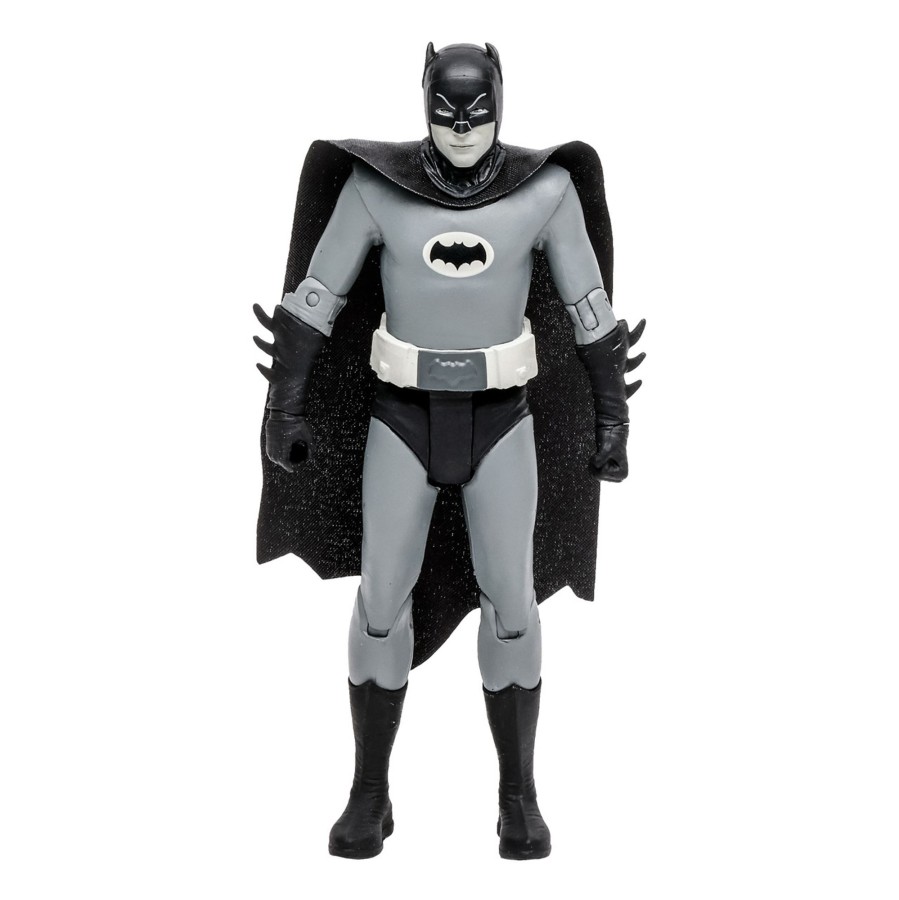 Movies & Tv Batman Classic TV Series | Batman In Black & White Tv Variant (Dc Retro: Batman 66) 6" Figure