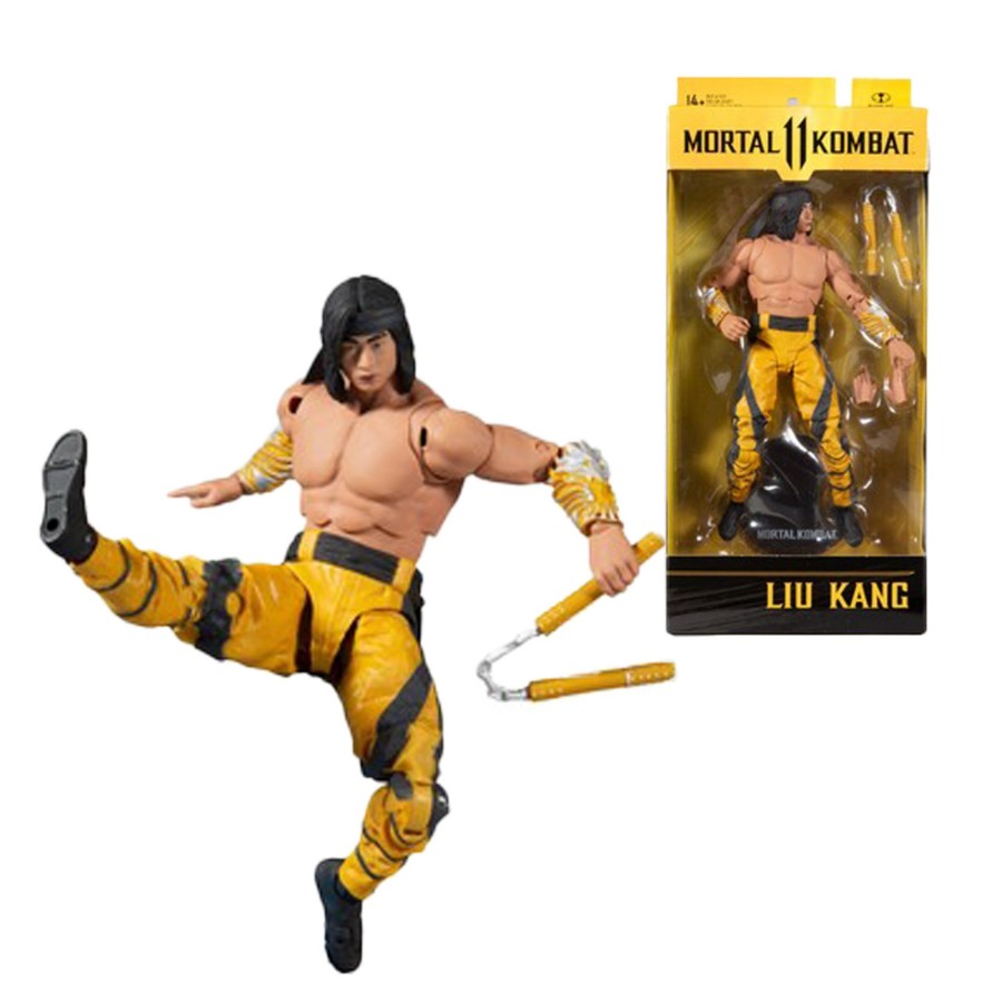 Gaming Mortal Kombat | Liu Kang Fighting Abbot Variant (Mortal Kombat) 7" Figure