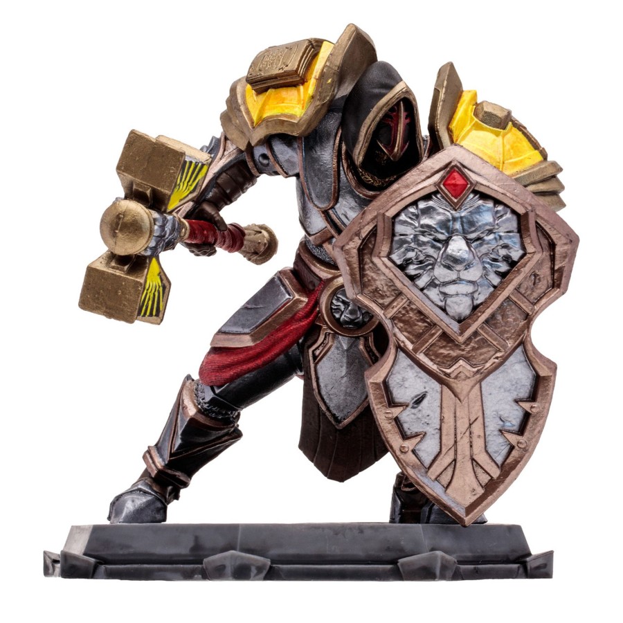 Gaming World of Warcraft | Human Warrior/Paladin: Rare (World Of Warcraft) 1:12 Scale Posed Figure