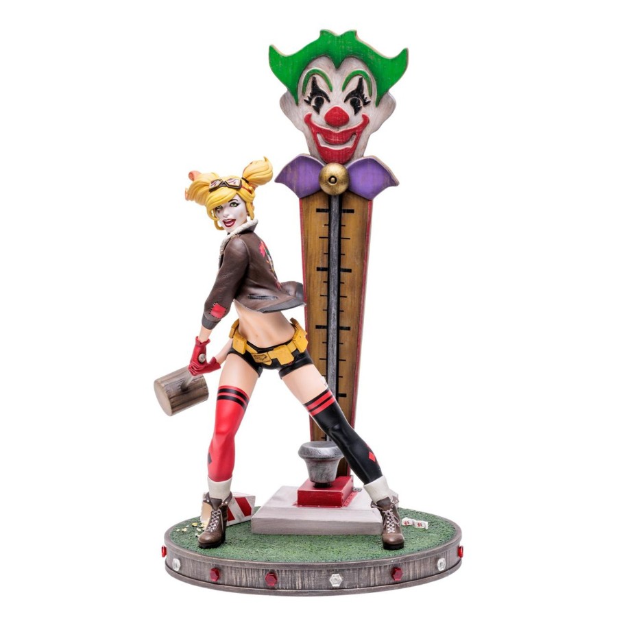 Dc Multiverse DC Direct | Harley Quinn Dc Bombshells Deluxe Version 2 Resin Statue