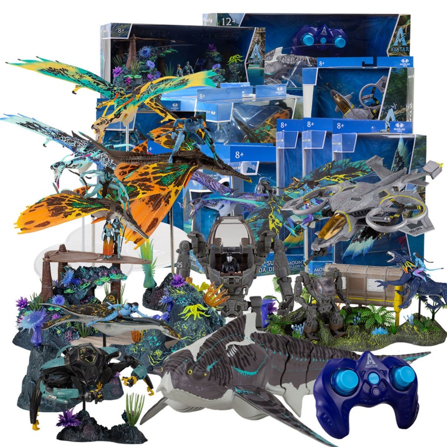 Movies & Tv Avatar Movie: World of Pandora World Of Pandora | Avatar: The Way Of Water - World Of Pandora Playset Bundle (13)