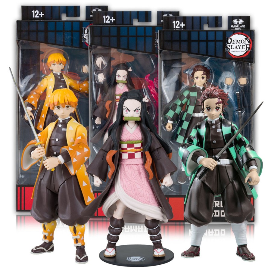 Anime Demon Slayer | Demon Slayer Bundle (3) 7" Figures