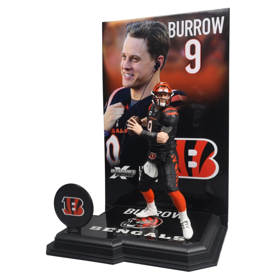 Sports McFarlane's SportsPicks | Joe Burrow (Cincinnati Bengals) Nfl 7" Figure Mcfarlane'S Sportspicks