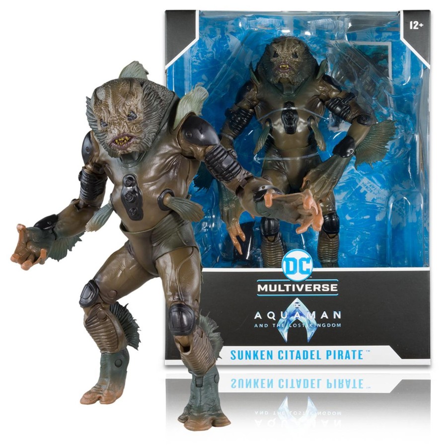 Movies & Tv DC Multiverse | Sunken Citadel Pirate (Aquaman And The Lost Kingdom) Mega Figure