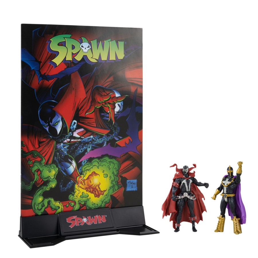 Comics Page Punchers | Spawn Vs. Anti-Spawn W/Comic (Page Punchers) 3" 2-Pack