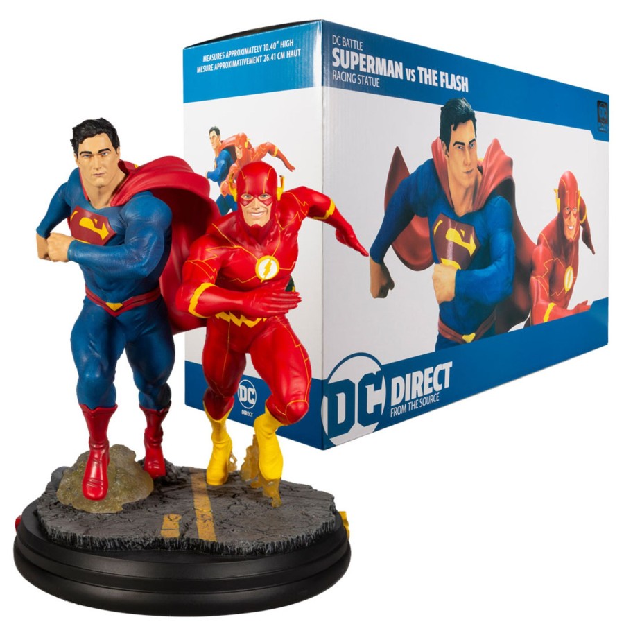 Dc Multiverse DC Direct | Superman Vs The Flash Dc Battle Resin Statue