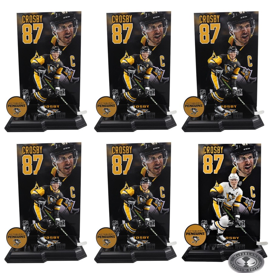 Sports McFarlane's SportsPicks | Sidney Crosby (Pittsburgh Penguins) Nhl Factory Sealed Case (6) W/Chase