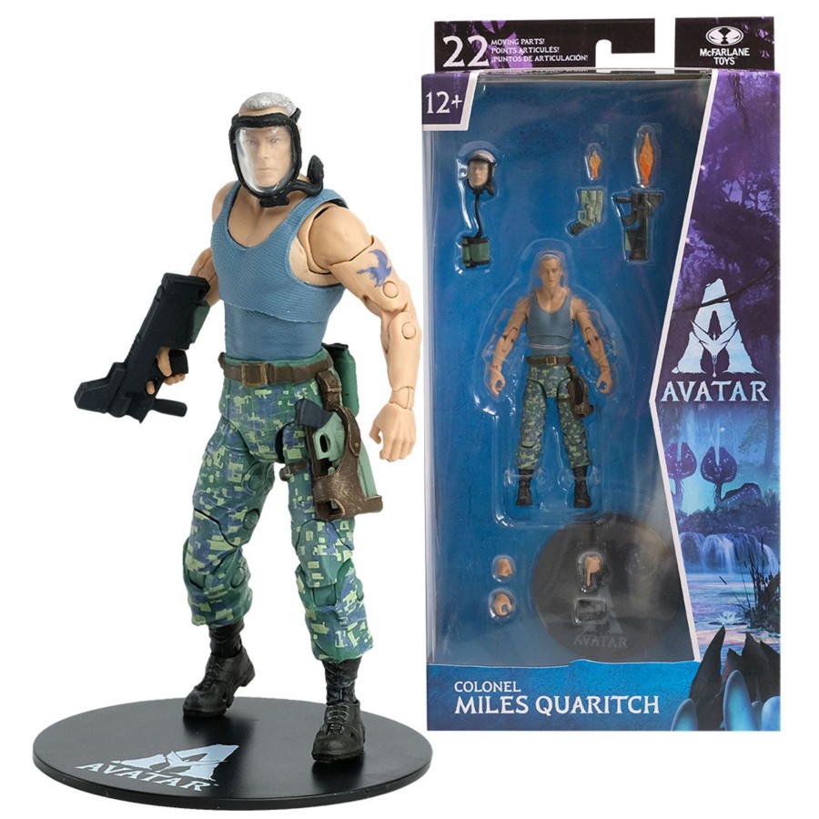 Movies & Tv Avatar Movie Collectible Figures | Colonel Miles Quaritch (Avatar Movie) Figure