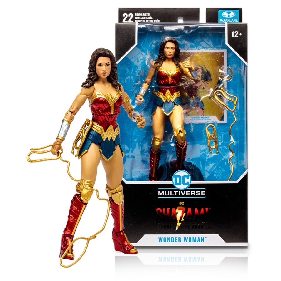 Movies & Tv DC Multiverse | Shazam!/Wonder Woman (Shazam!: Fury Of The Gods) Bundle (2) 7" Figures