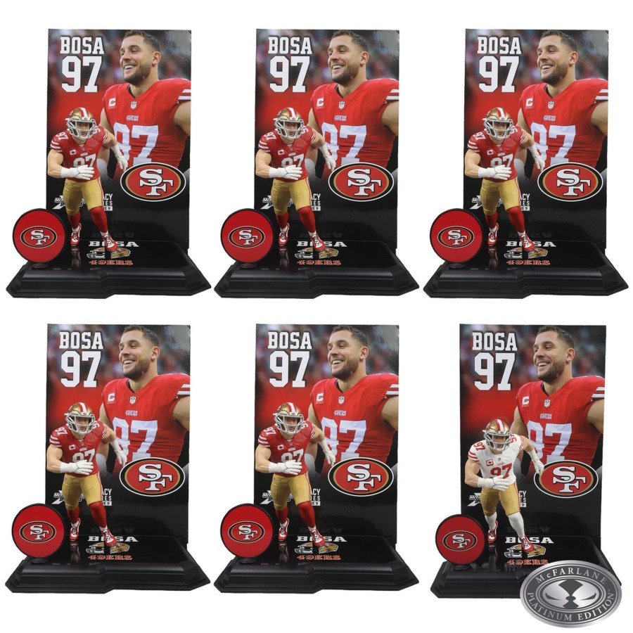 Sports McFarlane's SportsPicks | Nick Bosa (San Francisco 49Ers) Nfl Factory Sealed Case (6) W/Chase