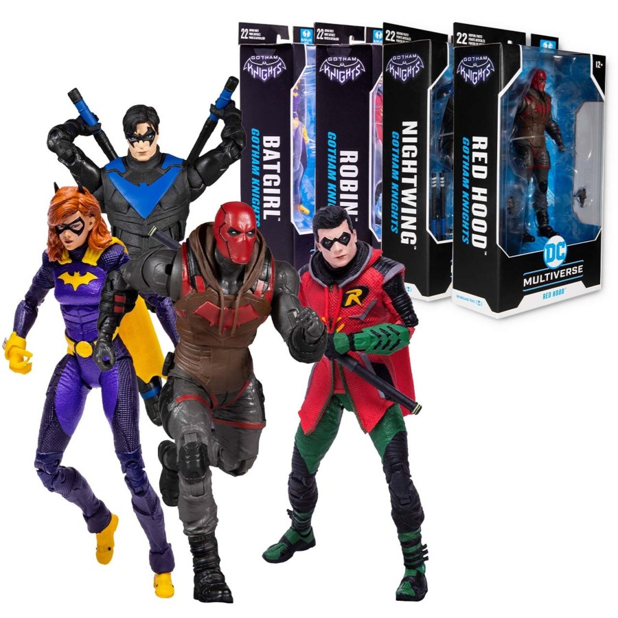 Gaming DC Multiverse | Gotham Knights Bundle (4) 7" Figures