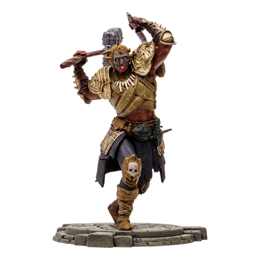 Gaming Diablo IV | Upheaval Barbarian: Rare (Diablo Iv) 1:12 Posed Figure