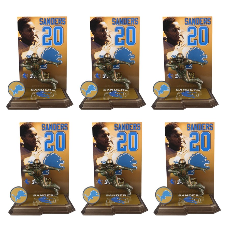 Sports McFarlane's SportsPicks | Barry Sanders Bronze (Detroit Lions) Gold Label Nfl Factory Sealed Case (6)