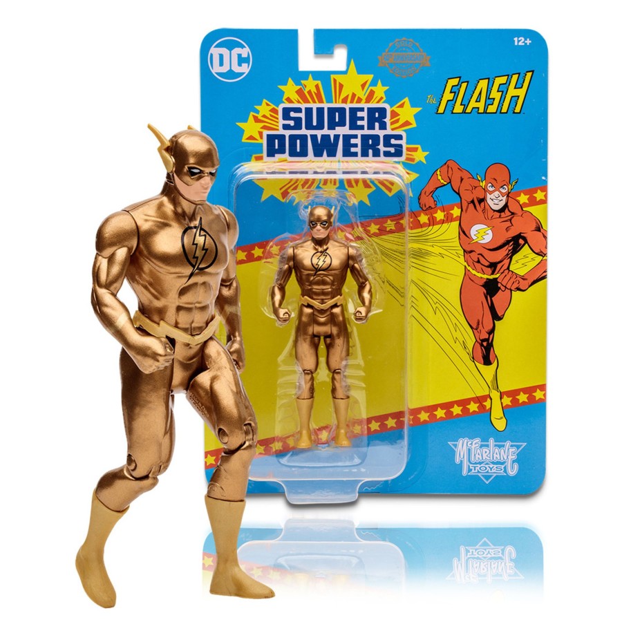 Dc Multiverse DC Super Powers | The Flash (Dc Super Powers) Gold Edition 4.5" Figure (Pre-Order Ships January)