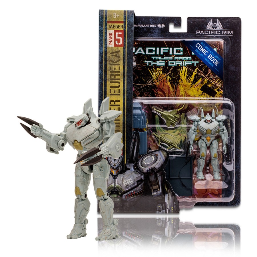 Comics Pacific Rim | Striker Eureka (Pacific Rim: Jaeger) 4" Figure Playset W/ Comic