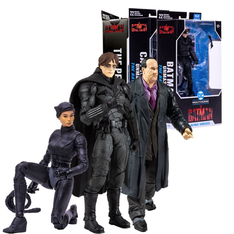 Movies & Tv DC Multiverse | The Batman Wave 2 Bundle (3) 7" Figures