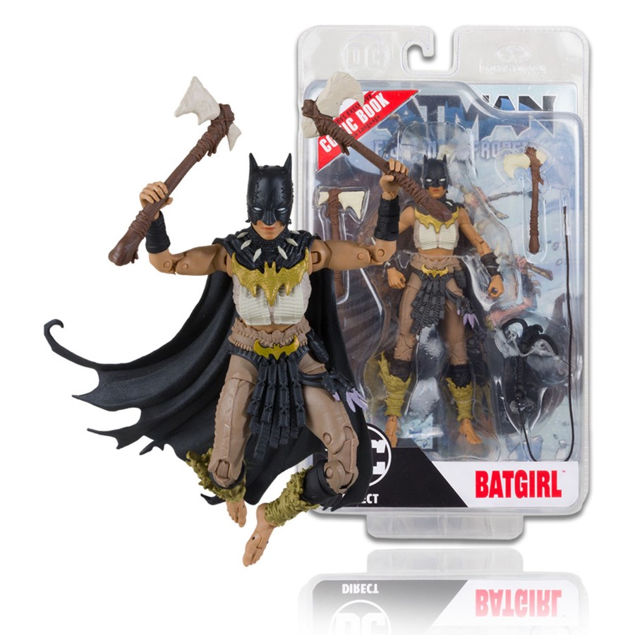 Comics Page Punchers | Batgirl W/Batman Fighting The Frozen Comic (Dc Page Punchers) 7" Figure