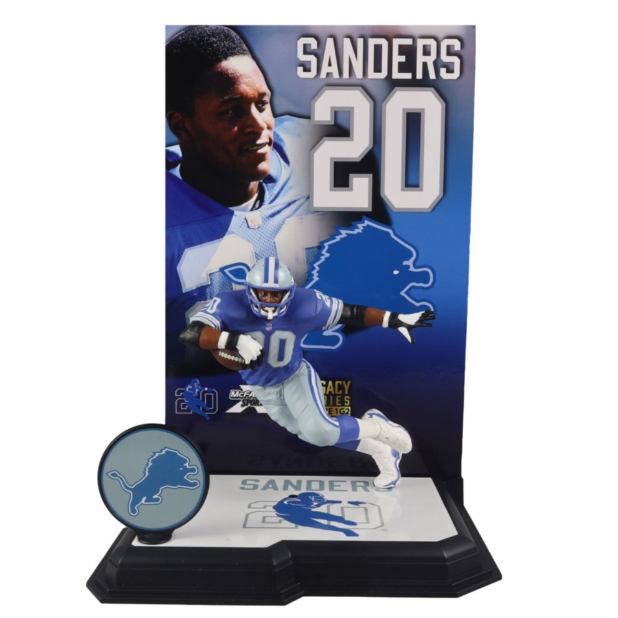 Sports McFarlane's SportsPicks | Barry Sanders W/Blue Jersey (Detroit Lions) Gold Label Nfl Factory Sealed Case (6)