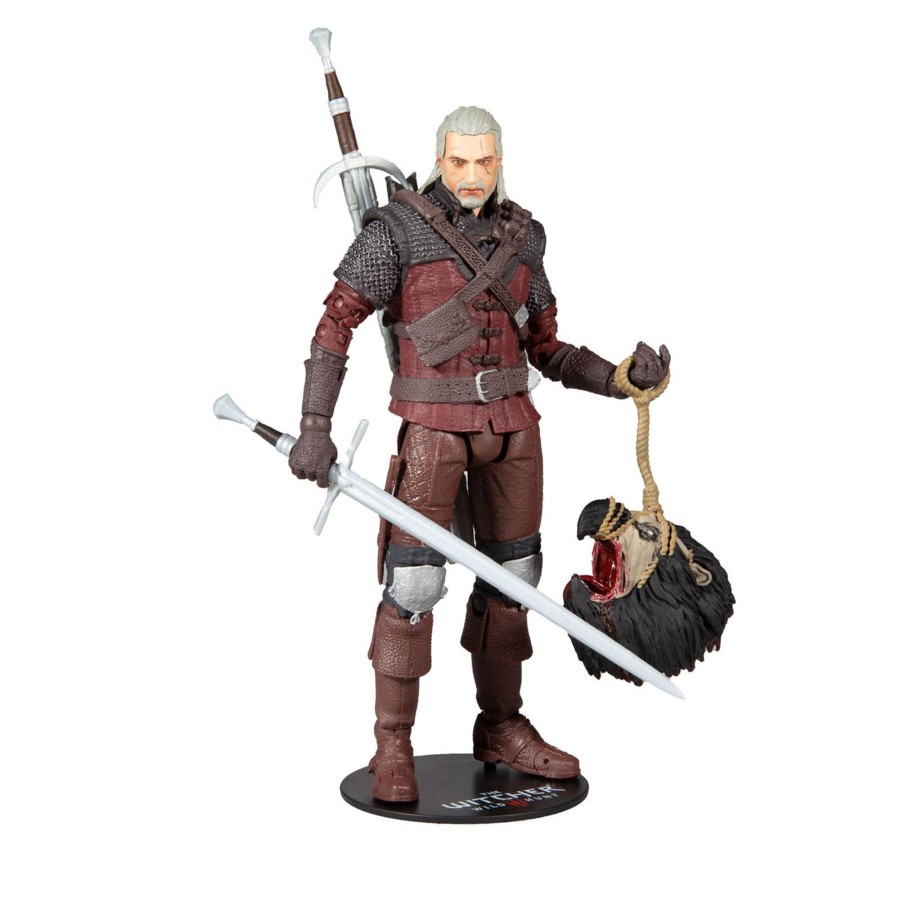 Gaming The Witcher | Geralt Of Rivia W/Wolf Armor (The Witcher 3: Wild Hunt) 7" Figure