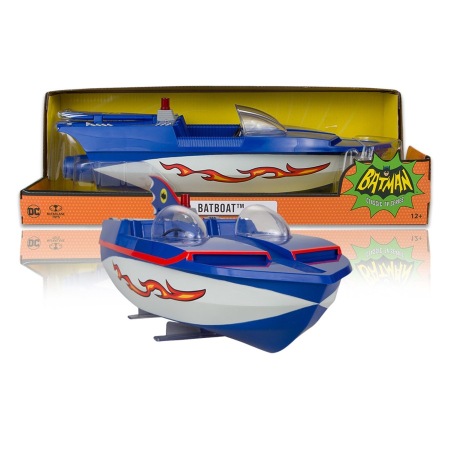 Movies & Tv Batman Classic TV Series | Batboat (Dc Retro: Batman 66) Vehicle